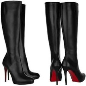 Brand New Christian Louboutin Botalili 100 Calf Boots Size 36